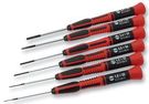 SCREWDRIVER SET, SLOTTED 6PC