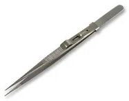 FINE SERRATED LOCKING TWEEZERS