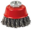 WIRE BRUSH, KNOTTED, 4", A/GRINDER