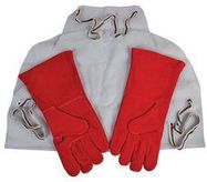 LEATHER WELDING GLOVES AND APRON