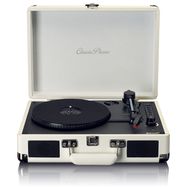 Bluetooth® Turntable with built-in speakers Cream