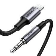 Кабель IP Lightning male - 3.5mm male Aux 1m US315 UGREEN