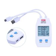 USB Type A, Type C Tester 4~24VDC,  A; 0.05~3ADC, QC 3.0 ; C 0.05~5ADC, QC 4.0;  0~99999mAh;  0~1000Wh; 