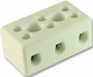 Klemmliist 3x6mm² (keraamiline)