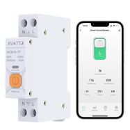 Умное реле на DIN-рейку 230Vac, 16A, Wi-Fi TUYA, с монитором питания