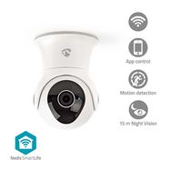 SmartLife Outdoor Camera | Full HD 1080p | Pan tilt | IP65 | Cloud Storage (optional) / Internal 16GB | 12 V DC | With motion sensor | Night vision | White