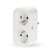 SmartLife Smart Plug | Wi-Fi | IP21 | Power meter | 3680 W | Type E (CEE 7/6) | 0 - 55 °C | Android™ / IOS | 2-Way | White | 1 pcs