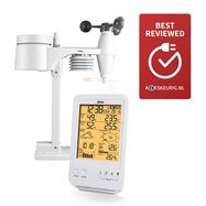 Professional weather station with wireless sensor white