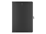 19" Wall-Mount Network Cabinet 18U (600x450x901 mm, black, unassembled)