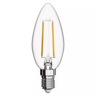 LED pirn E14 230V 1.8W 250lm, FILAMENT, soe valge, 2700K, EMOS