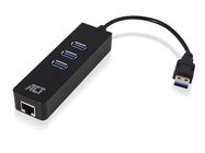 USB 3.2 Gen1 hub 3 port with Gigabit network port