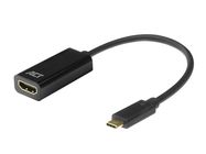 USB-C to HDMI female adapter - 4K @ 30 Hz - 0.15 m