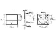 ANALOGUE VOLTAGE PANEL METER 30V DC / 70 x 60mm