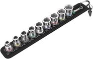 Belt B 1 Zyklop socket set with holding function, 3/8" drive, 1 x 8.0x29.0; 1 x 10.0x29.0; 1 x 12.0x29.0; 1 x 13.0x29.0; 1 x 15.0x29.0; 1 x 16.0x29.0; 1 x 17.0x29.0; 1 x 18.0x29.0; 1 x 19.0x29.0; 1 x 14.0x43.0; 1 x 45.0x310.0; 1 x 200.0x30.0, Wera