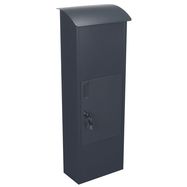 Parcel drop box - Helsinki - dark grey