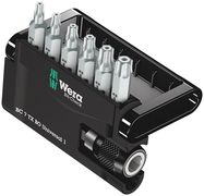 Bit-Check 7 TX BO Universal 1, 1 x 1/4"x51; 1 x TX 10x25; 1 x TX 15x25; 1 x TX 20x25; 1 x TX 25x25; 1 x TX 30x25; 1 x TX 40x25, Wera