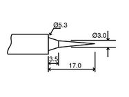 SPARE BIT TIP 2 FOR VTSSC10N-20N-30N-40N - 0.8 mm