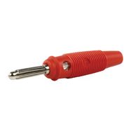 Plug, banana 4 mm, 60V, 30A, screw connection, red BULA 20K HIRSCHMANN