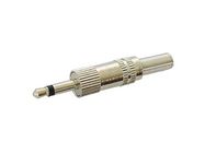 3.5mm MALE JACK CONNECTOR - NICKEL MONO