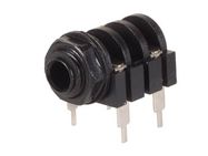 6.35 mm FEMALE JACK CONNECTOR - CLOSED CIRCUIT - MONO