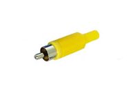 RCA PLUG MALE - YELLOW