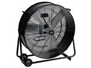 FLOOR FAN- DRUM - METAL - Ø 75 cm - BLACK