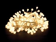 Clusterlight LED - 3.2 m - 256 warm white  balls - transparent wire - 24 V