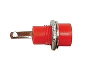 BINDING POST 4mm SOLDER - RED