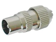 TV PLUG METAL 9.5mm/2.3mm - MALE