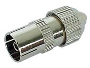 TV PLUG METAL 9.5mm/2.3mm - FEMALE