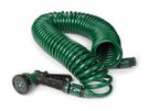 SPIRAL GARDEN HOSE WITH NOZZLE - 15 m