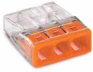 Blister WAGO 3x2.5 orange 30 pcs.