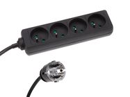 4-WAY SOCKET-OUTLET WITH SHRINK TUBE - 3G1.5 - 5 m - PIN EARTH