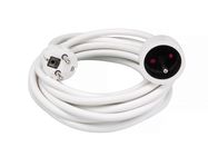 EXTENSION CABLE - 5 m - WHITE - 3G1.5 - FRENCH SOCKET