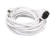 EXTENSION CABLE - 10 m - WHITE - 3G1.5 - SCHUKO