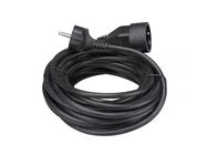 EXTENSION CABLE - 10 m - BLACK - 3G1.5  -FRENCH SOCKET