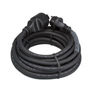 RUBBER EXTENSION CABLE WITH SHRINK TUBE - 3G2.5 - 20 m - FRENCH SOCKET