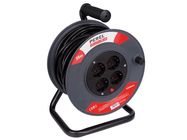 CABLE REEL 25 m - 3G1.5 - 4 SOCKETS - SCHUKO