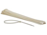 NYLON CABLE TIE SET - 8.8 x 610 mm - WHITE (50 pcs)