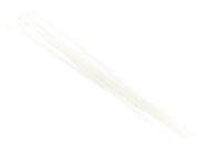 NYLON CABLE TIE SET - MULTIPLE SIZES - WHITE (75 pcs)