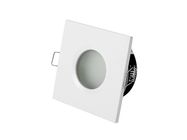 Downlight waterproof square die cast aluminium white