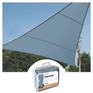 SHADE SAIL - TRIANGLE - 3.6 x 3.6 x 3.6 m - COLOUR: LIGHT SLATE GREY