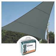 SHADE SAIL - TRIANGLE - 3.6 x 3.6 x 3.6 m - COLOUR: GREEN GREY