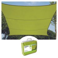 SHADE SAIL - SQUARE - 5 x 5 m - COLOUR: LIME GREEN