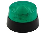 LED FLASHING LIGHT - GREEN - 12 VDC - ø 77 mm