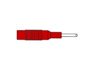 INJECTION-MOULDED ADAPTER PLUG 2mm TO 4mm / RED (MZS 2)