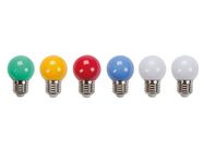 Coloured LED lamps - 6pcs