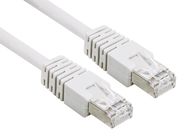 CAT6 U/UTP networking cable, CCA, 1m, white