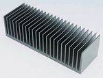 Heat sink 100mm 0.3 K/W @ 300 W black an-175-64-131