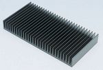 Heat sink 100mm 1.1 K/W @ 75 W black ano-175-65-948